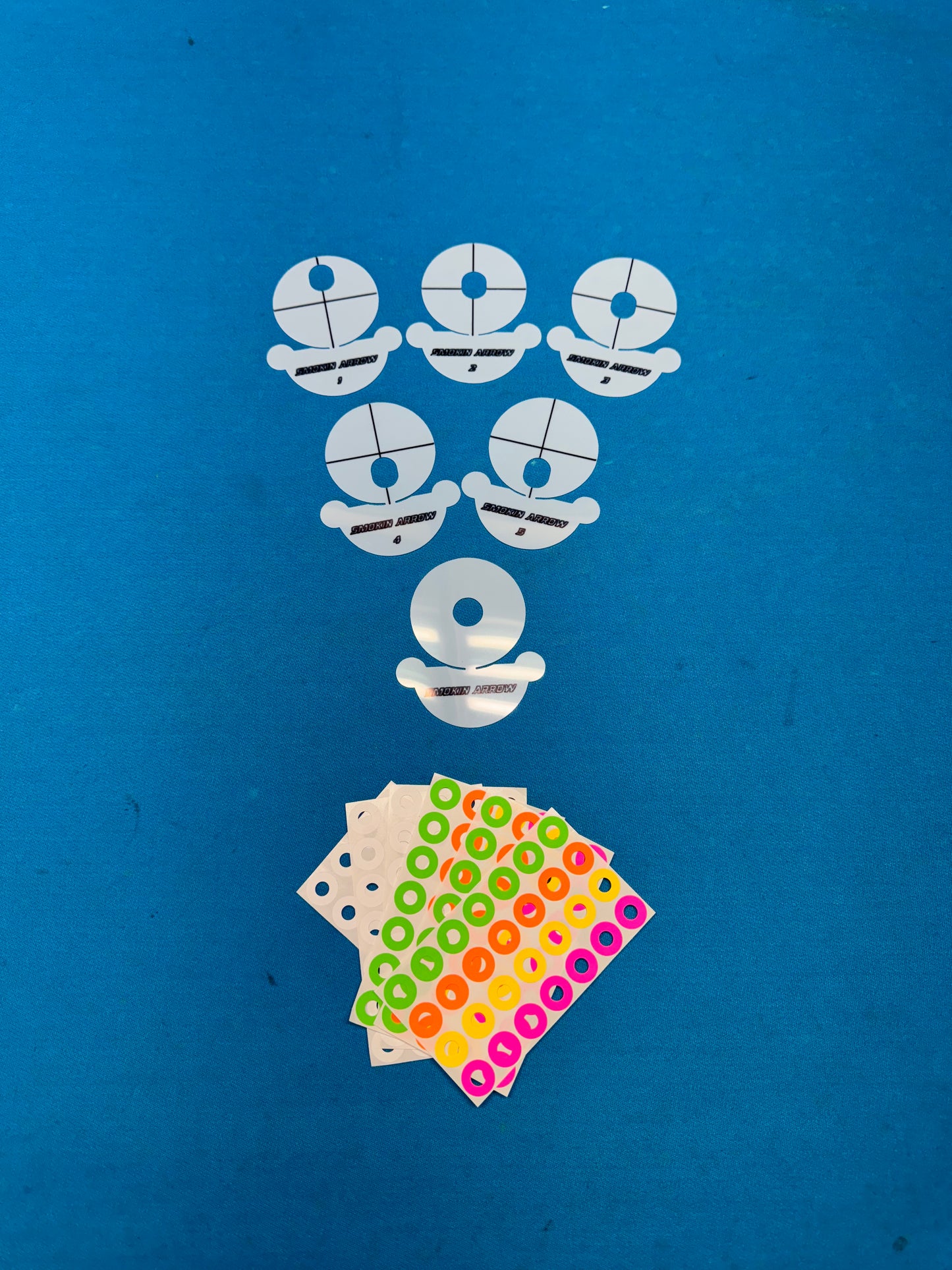 Smokin Arrow complete ghost ball set with stickers